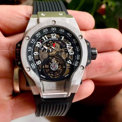 Hublot Classic Fusion Mat Black Dial Automatic Men's Diamond Watch