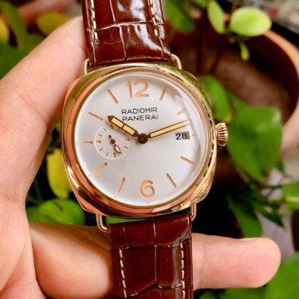 Panerai Radiomir Quaranta Goldtech Automatic White Dial Men's Watch