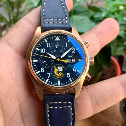 IWC Pilot Chronograph Automatic Blue Dial Men's Watch