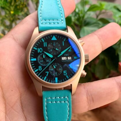 IWC Pilot Chronograph Automatic Black Dial Men's Watch