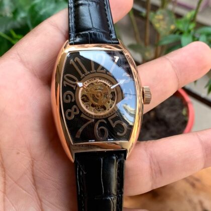 FranckMuller Casablanca Central Tourbillon White Dial Men's Watch