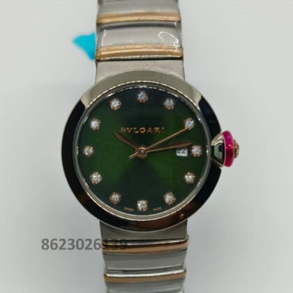 Bvlgari Lvcea Green Dial Ladies Watch